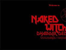 Tablet Screenshot of naked-witches.com